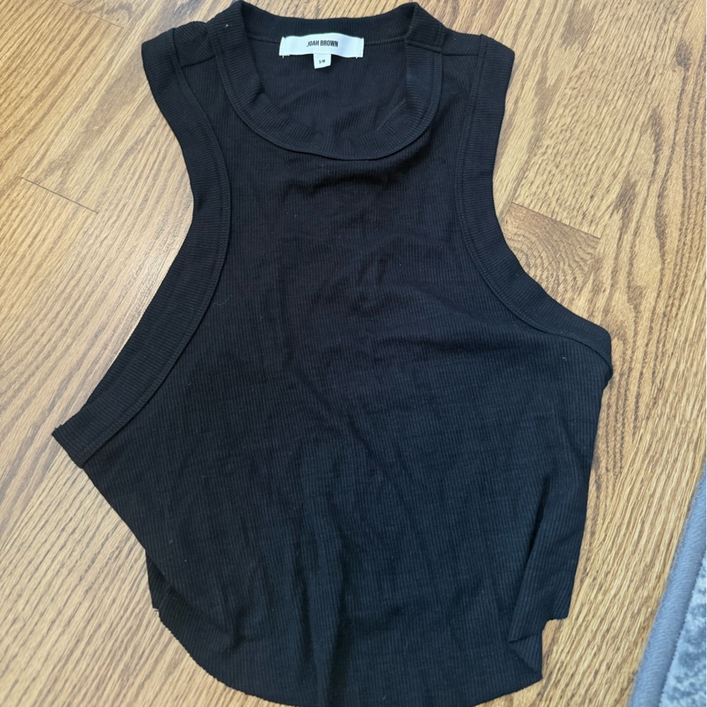 Black Joah Brown Sleeveless Top